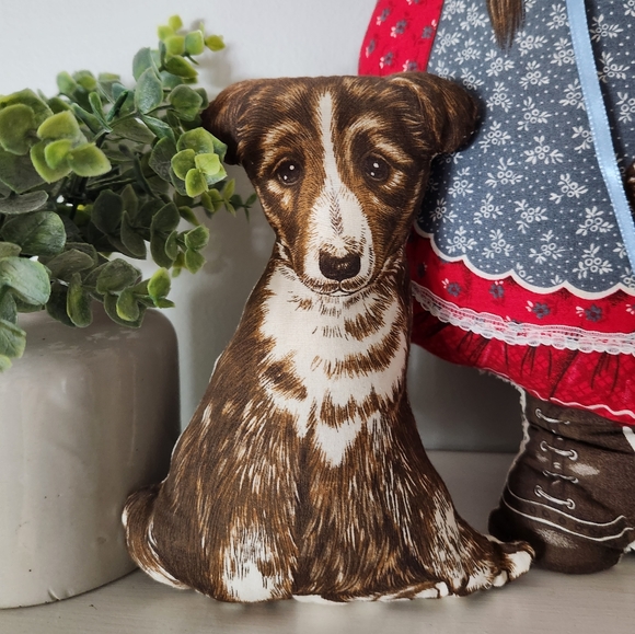 Vintage Amanda & Rags Stuffed Cloth Doll & Dog - Picture 3 of 5